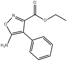 5-氨基-4-苯基異惡唑-3-羧酸乙酯 結(jié)構(gòu)式