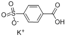 4-SULFOBENZOIC ACID MONOPOTASSIUM SALT Structure