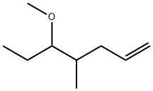 5-Methoxy-4-methyl-1-heptene Struktur