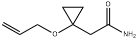 Cyclopropaneacetamide, 1-(2-propenyloxy)- (9CI) Struktur