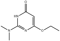 4(1H)-Pyrimidinone, 2-(dimethylamino)-6-ethoxy- (9CI) Struktur