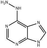 6-Hydrazinopurine Struktur