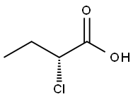 (R)-(+)-2-CHLOROBUTANOIC ACID Struktur