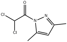 1H-Pyrazole, 1-(dichloroacetyl)-3,5-dimethyl- (9CI) Struktur