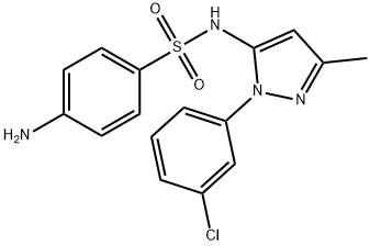 Sulfaclorazole Struktur