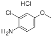 P-ANISIDINE, 2-CHLORO-, HYDROCHLORIDE Struktur