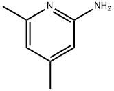 2-Amino-4,6-dimethylpyridine Structure