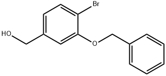 [3-(BENZYLOXY)-4-BROMOPHENYL]METHANOL Struktur