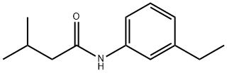 Butanamide, N-(3-ethylphenyl)-3-methyl- (9CI) Struktur