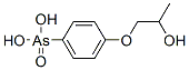 [4-(2-hydroxypropoxy)phenyl]arsonic acid Struktur