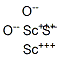 discandium dioxide sulphide Struktur