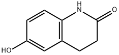 6-Hydroxy-2(1H)-3,4-dihydroquinolinone Struktur