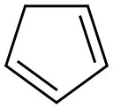 1,3-Cyclopentadiene Structure