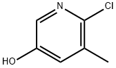 2-Chloro-5-hydroxy-3-methylpyridine Struktur