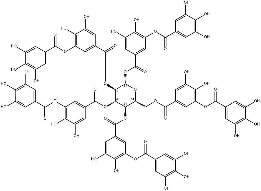 TANNIC ACID Struktur