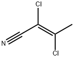 (E)-2,3-Dichloro-2-butenenitrile Struktur