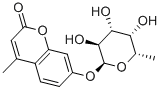 7-[(6-Desoxy-α-L-galaktopyranosyl)oxy]-4-methyl-2H-1-benzopyran-2-on