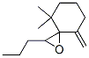 4,4-Dimethyl-8-methylene-2-propyl-1-oxaspiro[2.5]octane Struktur