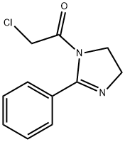 1H-Imidazole, 1-(chloroacetyl)-4,5-dihydro-2-phenyl- (9CI) Struktur