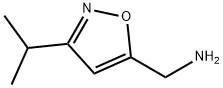 3-ISOPROPYL-ISOXAZOL-5-YLMETHYLAMINE HCL Struktur