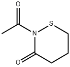 2H-1,2-Thiazin-3(4H)-one, 2-acetyldihydro- (9CI) Struktur