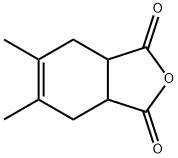 5,6-dimethyl-3a,4,7,7a-tetrahydroisobenzofuran-1,3-dione Struktur