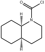 1(2H)-Quinolinecarbonyl chloride, octahydro-, cis- (9CI) Struktur