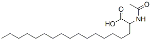 2-acetamidooctadecanoic acid Struktur