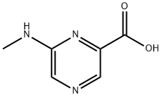 6-(METHYLAMINO)-2-PYRAZINECARBOXYLIC ACID Struktur