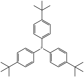 tris(4-tert-butylphenyl)phosphane Struktur