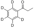 PROPIOPHENONE-2',3',4',5',6'-D5 Struktur