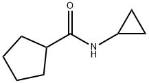 Cyclopentanecarboxamide, N-cyclopropyl- (9CI) Struktur