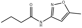 Butanamide, N-(5-methyl-3-isoxazolyl)- (9CI) Struktur