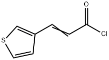 3-(3-THIENYL)-ACRYLOYL CHLORIDE Struktur