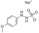 2-(4-METHOXYPHENYL)HYDRAZINESULFONIC ACID SODIUM SALT MONOHYDRATE Struktur