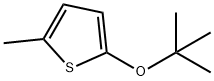 2-(1,1-Dimethylethoxy)-5-methylthiophene Struktur