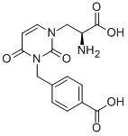 (AS)-ALPHA-AMINO-3-[(4-CARBOXYPHENYL)METHYL]-3,4-DIHYDRO-2,4-DIOXO-1(2H)-PYRIMIDINEPROPANOIC ACID Struktur