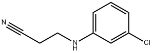 3-(3-chlorophenylamino)propanenitrile Struktur