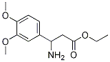 Benzenepropanoic acid, b-aMino-3,4-diMethoxy-, ethyl ester Struktur