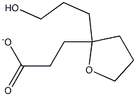 Tetrahydro-2-furan-1-propanol propionate Struktur