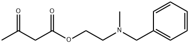 2-(benzylmethylamino)ethyl acetoacetate Struktur