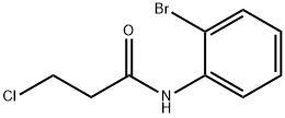 N-(2-bromophenyl)-3-chloropropanamide Struktur