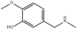 2-methoxy-5-[(methylamino)methyl]phenol Struktur