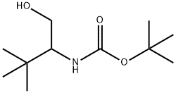 Carbamic acid, [1-(hydroxymethyl)-2,2-dimethylpropyl]-, 1,1-dimethylethyl ester Struktur