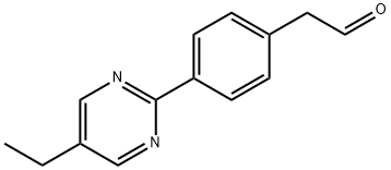 Benzeneacetaldehyde, 4-(5-ethyl-2-pyrimidinyl)- (9CI) Struktur