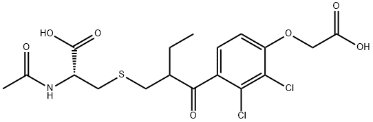 Ethacrynic Acid Mercapturate Struktur