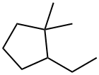 2-Ethyl-1,1-dimethylcyclopentane Struktur