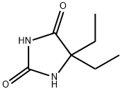 5,5-diethylhydantoin Struktur