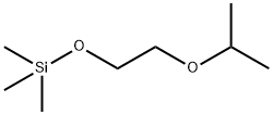 Trimethyl[2-(1-methylethoxy)ethoxy]silane Struktur