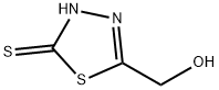 1,3,4-Thiadiazole-2(3H)-thione, 5-(hydroxymethyl)- (9CI) Struktur